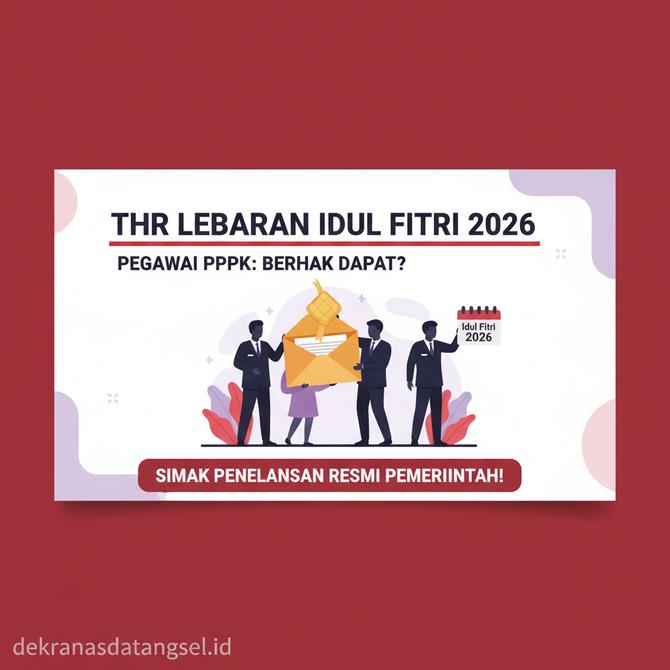 Thumbnail: Apakah Pegawai PPPK Berhak Dapat THR Lebaran Idul Fitri 2026 Simak Penjelasan Resmi Pemerintah!