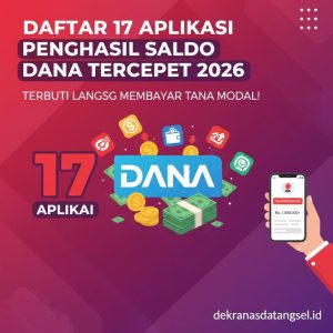 Thumbnail: Daftar 17 Aplikasi Penghasil Saldo DANA Tercepat 2026 Terbukti Langsung Membayar Tanpa Modal!