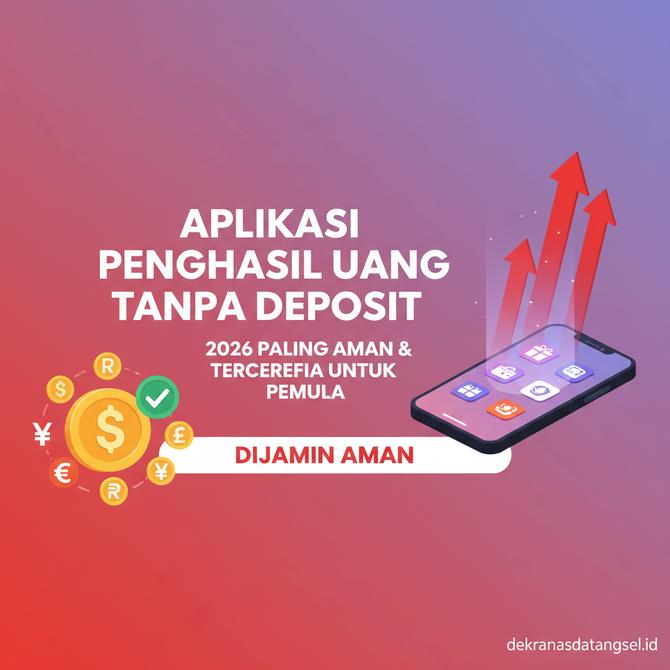 Thumbnail: Daftar Aplikasi Penghasil Uang Tanpa Deposit 2026 Dijamin Paling Aman Terpercaya Untuk Pemula