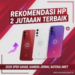 Thumbnail: Daftar Rekomendasi HP 2 Jutaan Terbaik 2026 Punya Spek Gahar Kamera Jernih dan Baterai Awet
