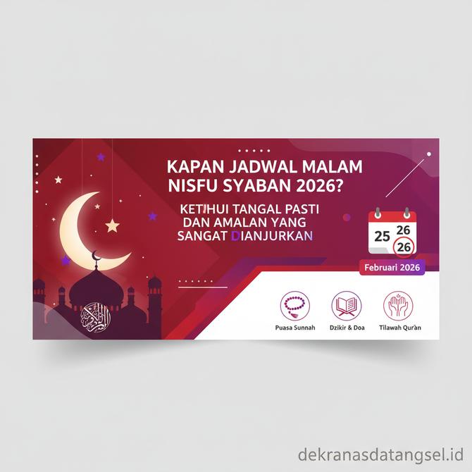 Thumbnail: Kapan Jadwal Malam Nisfu Syaban 2026 Ketahui Tanggal Pasti dan Amalan yang Sangat Dianjurkan