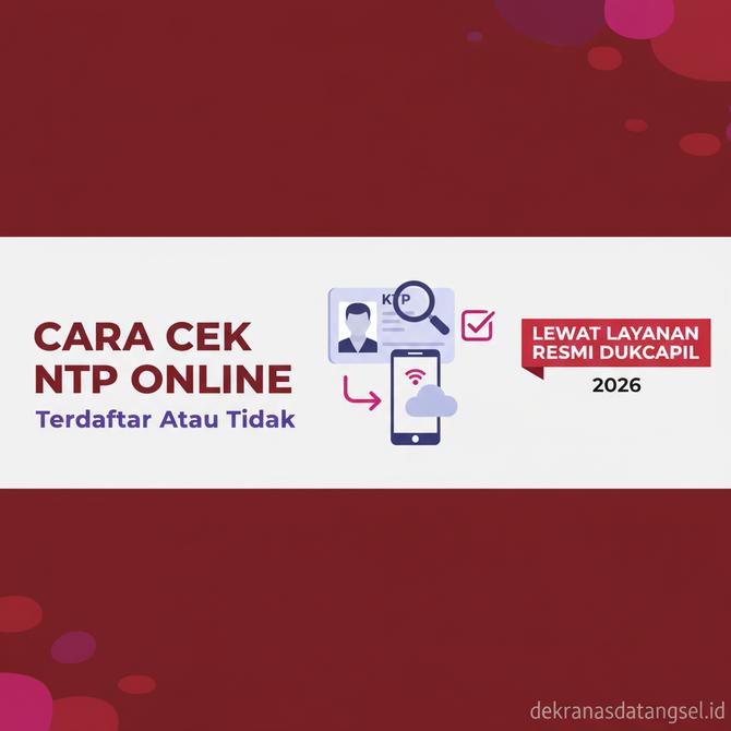 Thumbnail: Panduan Cara Cek NIK KTP Terdaftar Atau Tidak Secara Online Lewat Layanan Resmi Dukcapil 2026