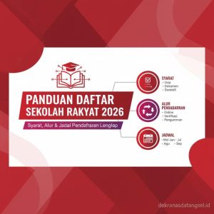 Thumbnail: Panduan Cara Daftar Sekolah Rakyat 2026 Lengkap Beserta Syarat Alur Pendaftaran dan Jadwalnya