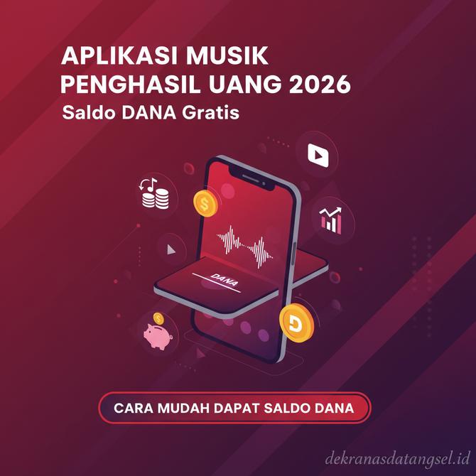 Thumbnail: Rekomendasi Aplikasi Musik Penghasil Uang 2026 Ketahui Cara Paling Mudah Dapat Saldo DANA Gratis