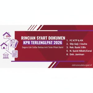 Thumbnail: Rincian Syarat Dokumen KPR Terlengkap 2026 Segera Cek Daftar Berkas Anti Tolak Pihak Bank!