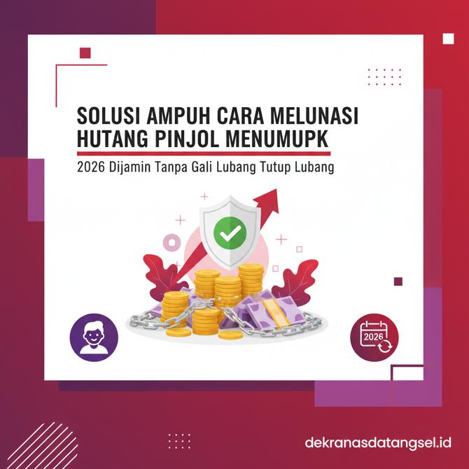 Thumbnail: Solusi Ampuh Cara Melunasi Hutang Pinjol Menumpuk 2026 Dijamin Tanpa Gali Lubang Tutup Lubang