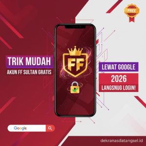 Thumbnail: Trik Mudah Cara Mendapatkan Akun FF Sultan Gratis Lewat Google 2026 Dijamin Langsung Bisa Login