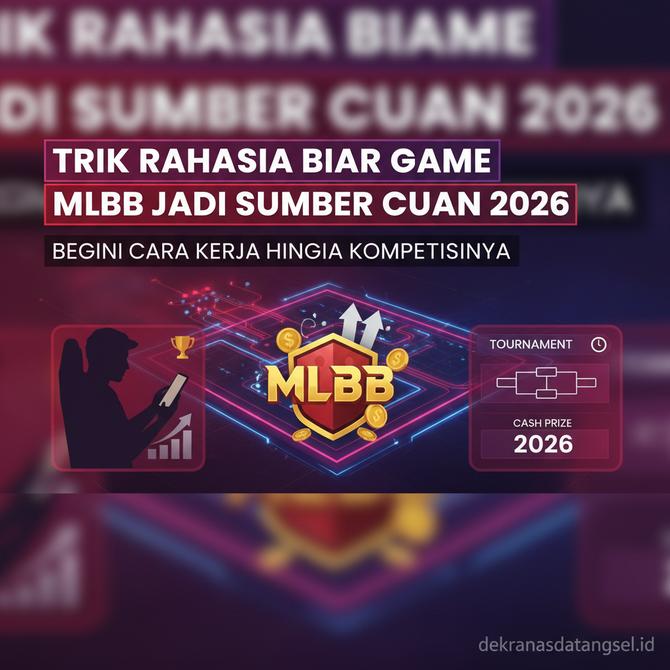 Thumbnail: Trik Rahasia Biar Game MLBB Bisa Jadi Sumber Cuan 2026 Begini Cara Kerja Hingga Kompetisinya