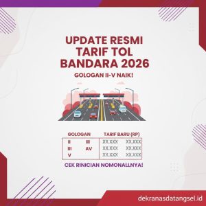 Thumbnail: Update Resmi Tarif Tol Bandara 2026 Golongan Dua Sampai Lima Naik Cek Rincian Nominalnya!